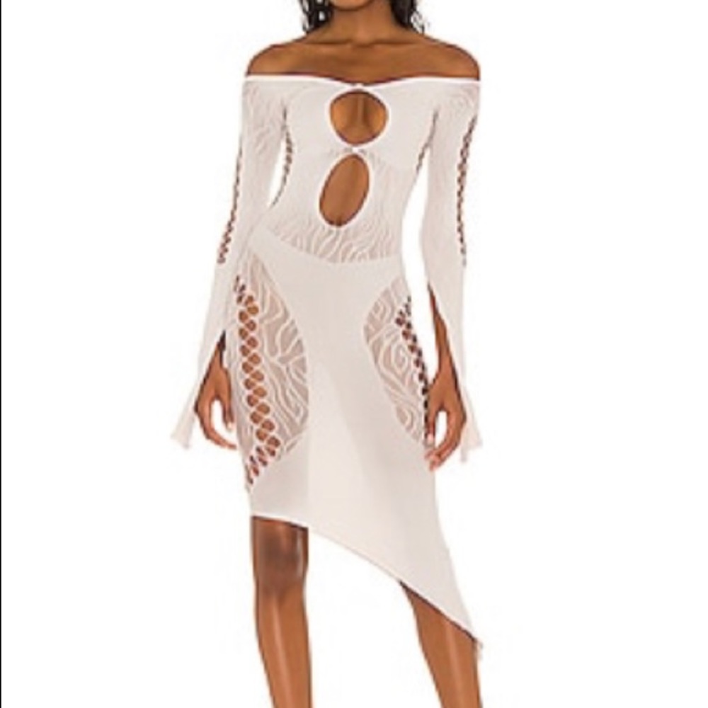 Poster Girl - Charlotte Dress in color BONE